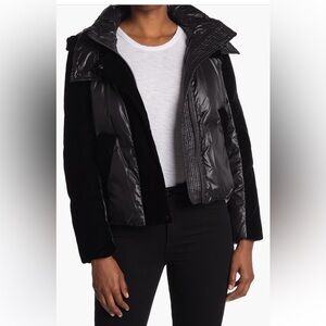 Andrew Marc size L Women's Black Puffer Jacket